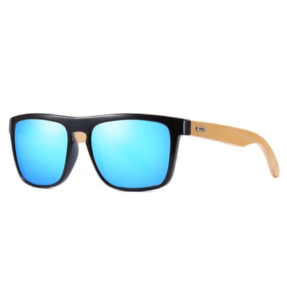Polarized Blue Mirror Lens Sunglasses